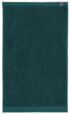 Essenza håndklæde - 50x100 cm - Mørkegrøn - 100% økologisk bomuld - Connect uni bløde håndklæder